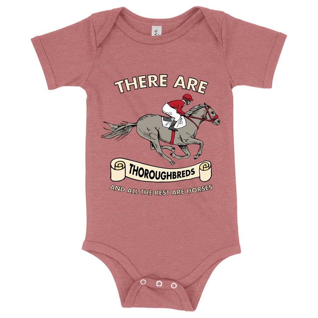 Baby There Are Thoroughbreds Onesie – Onesies with Horses on Them – Horse Onesie Designs Baby Clothing Kids & Baby Baby There Are Thoroughbreds Onesie - Onesies with Horses on Them - Horse Onesie Designs Baby Clothing Kids & Baby Color : Mauve Triblend|Ice Blue Triblend|Gray Triblend