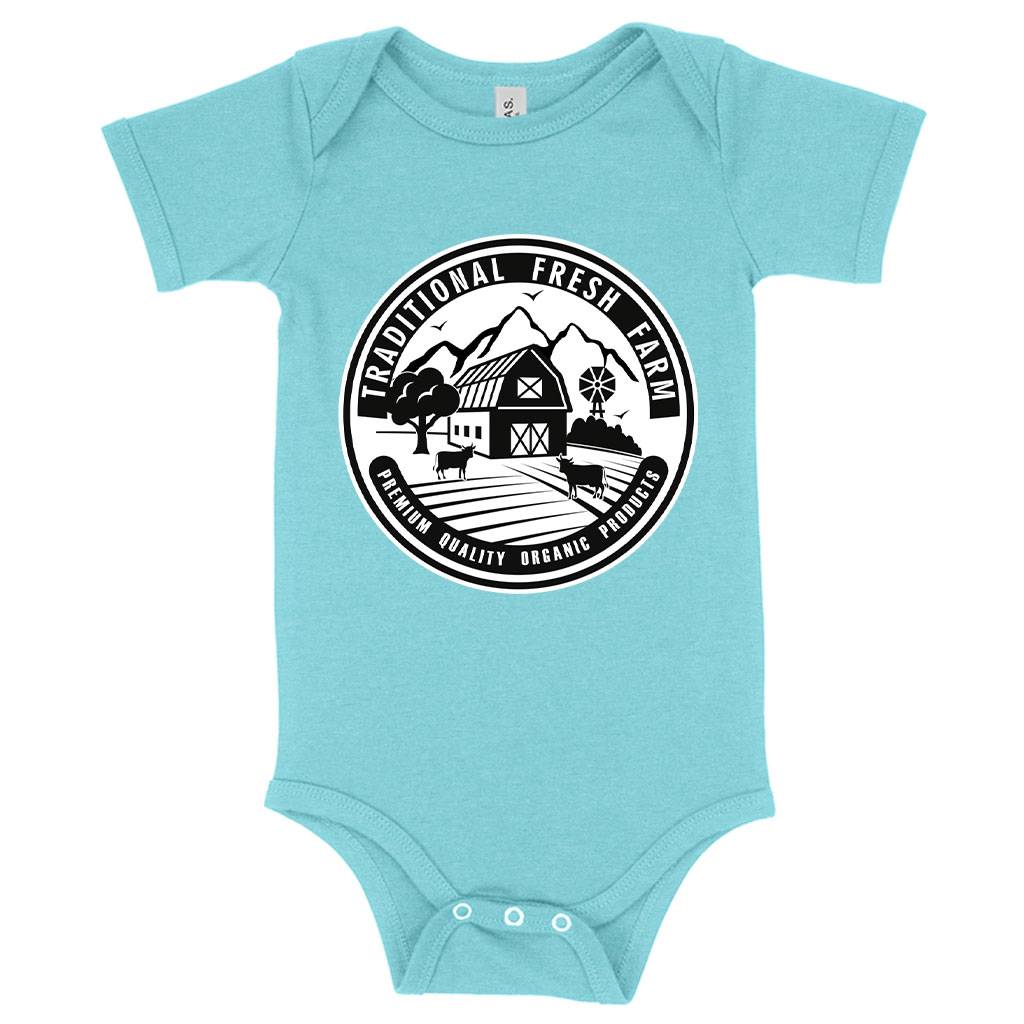 Baby Traditional Fresh Farm Onesie – Farm Designs Onesie – Farm Themed Onesie Baby Clothing Kids & Baby Baby Traditional Fresh Farm Onesie - Farm Designs Onesie - Farm Themed Onesie Baby Clothing Kids & Baby Color : Peach Triblend|Ice Blue Triblend|Gray Triblend