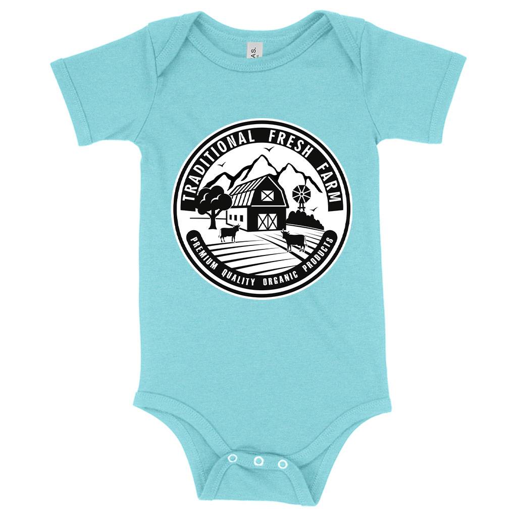 Baby Traditional Fresh Farm Onesie – Farm Designs Onesie – Farm Themed Onesie Baby Clothing Kids & Baby Baby Traditional Fresh Farm Onesie - Farm Designs Onesie - Farm Themed Onesie Baby Clothing Kids & Baby Color : Peach Triblend|Ice Blue Triblend|Gray Triblend
