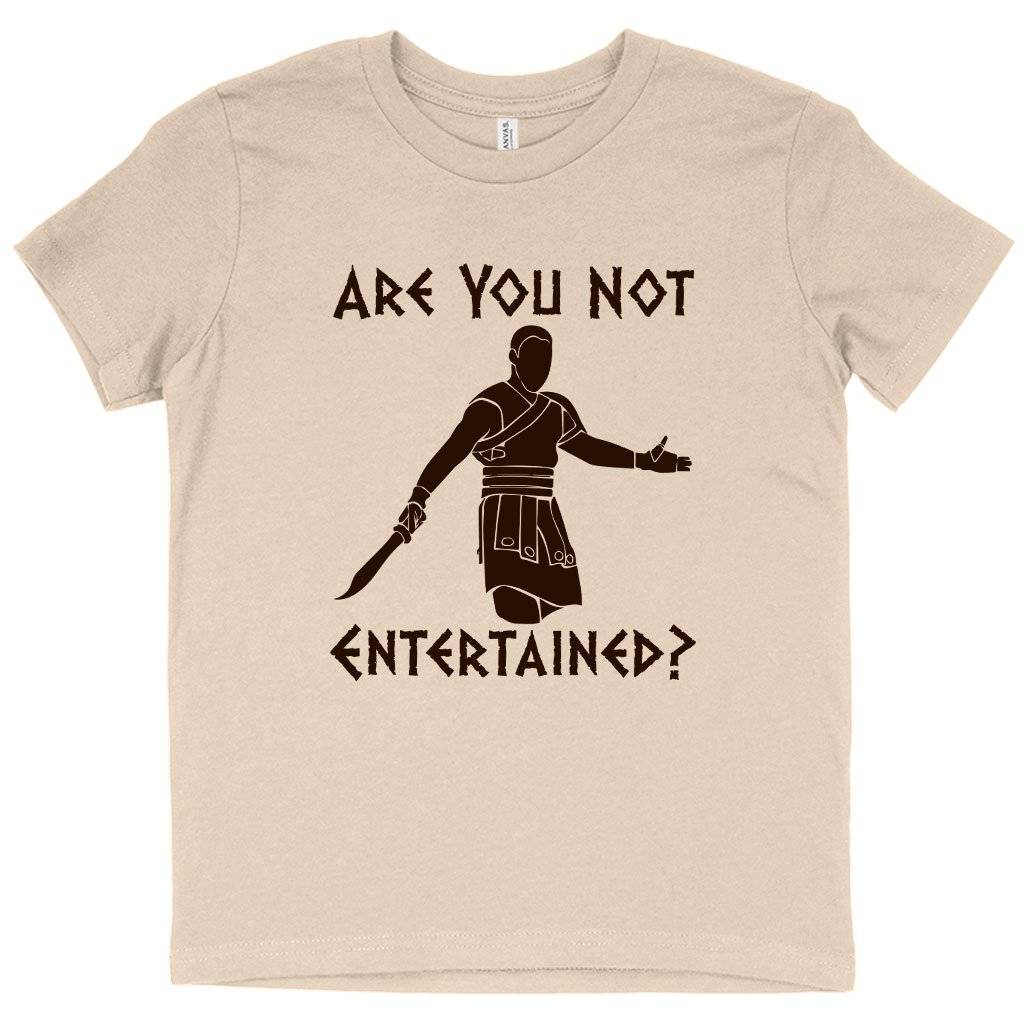 Kids’ Are You Not Entertained T-Shirt – Gladiator T-Shirt – Movies T-Shirt Kids & Baby Kids’ Clothing Kids' Are You Not Entertained T-Shirt - Gladiator T-Shirt - Movies T-Shirt Kids & Baby Kids' Clothing Color : Natural|Pink|Mustard