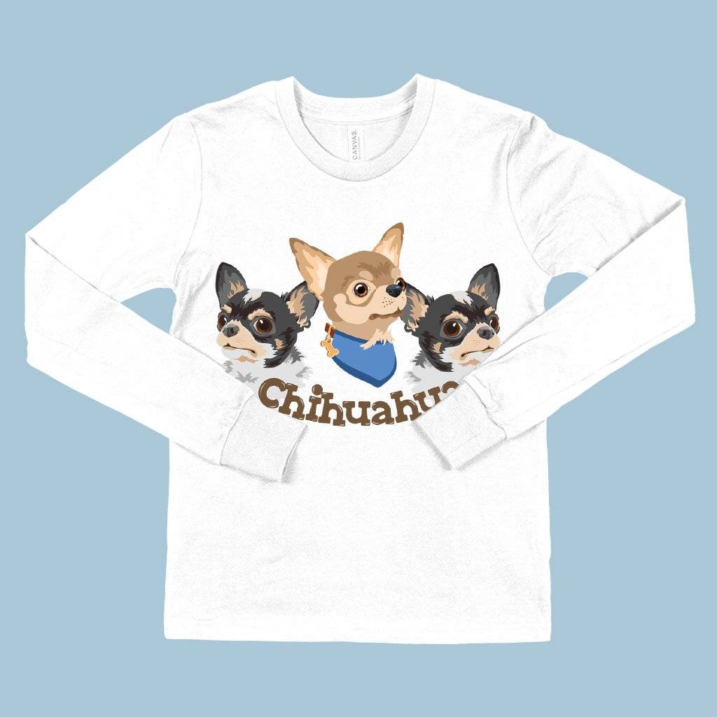 Kids’ Chihuahua Long Sleeve T-Shirt – Dog Print T-Shirt – Dog Themed T-Shirts Kids & Baby Kids’ Clothing Kids' Chihuahua Long Sleeve T-Shirt - Dog Print T-Shirt - Dog Themed T-Shirts Kids & Baby Kids' Clothing Color : White|True Royal Blue|Black
