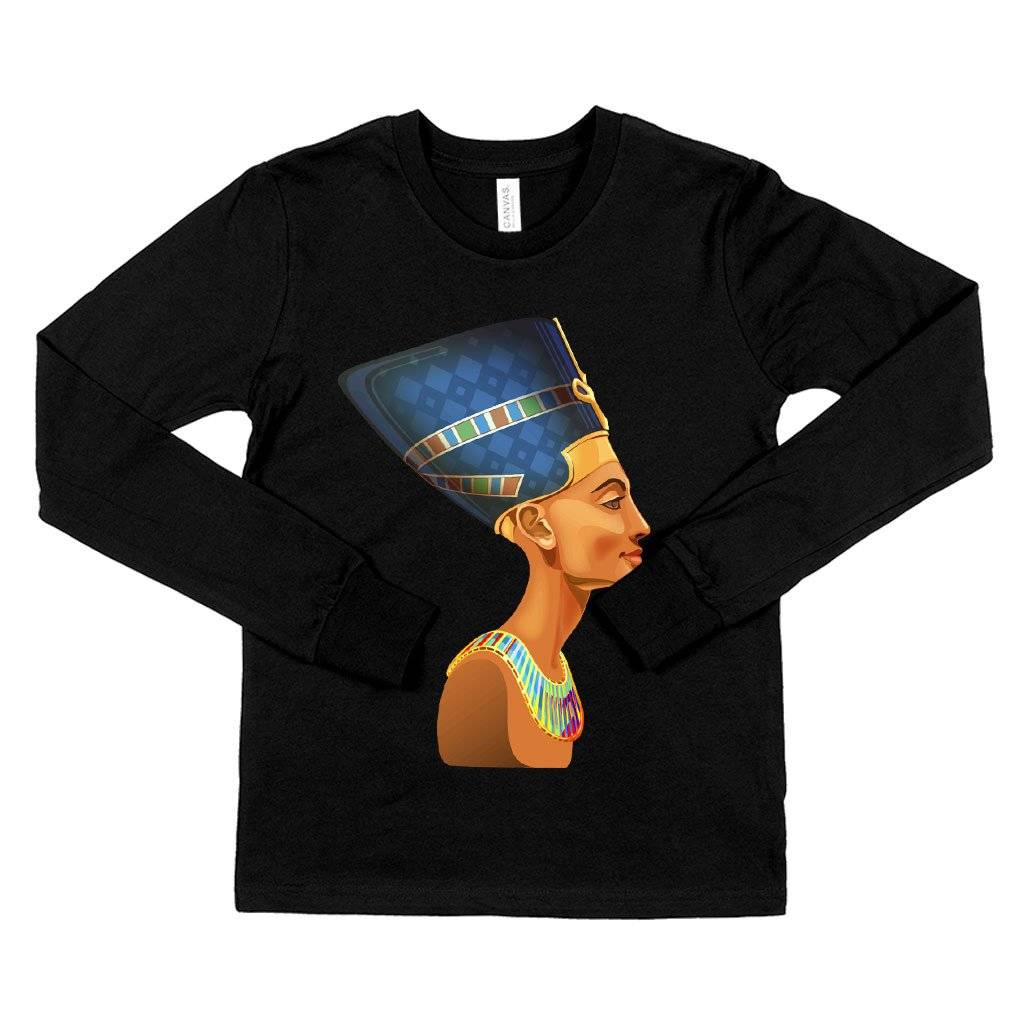 Kids’ Cleopatra Long Sleeve T-Shirt – Egypt T-Shirt Kids & Baby Kids’ Clothing Kids' Cleopatra Long Sleeve T-Shirt - Egypt T-Shirt Kids & Baby Kids' Clothing Color : White|Gray Triblend|Black