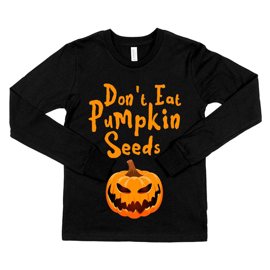 Kids’ Don’t Eat Pumpkin Seeds Long Sleeve T-Shirt – Halloween T-Shirts Kids & Baby Kids’ Clothing Kids' Don’t Eat Pumpkin Seeds Long Sleeve T-Shirt - Halloween T-Shirts Kids & Baby Kids' Clothing Color : White|True Royal Blue|Black