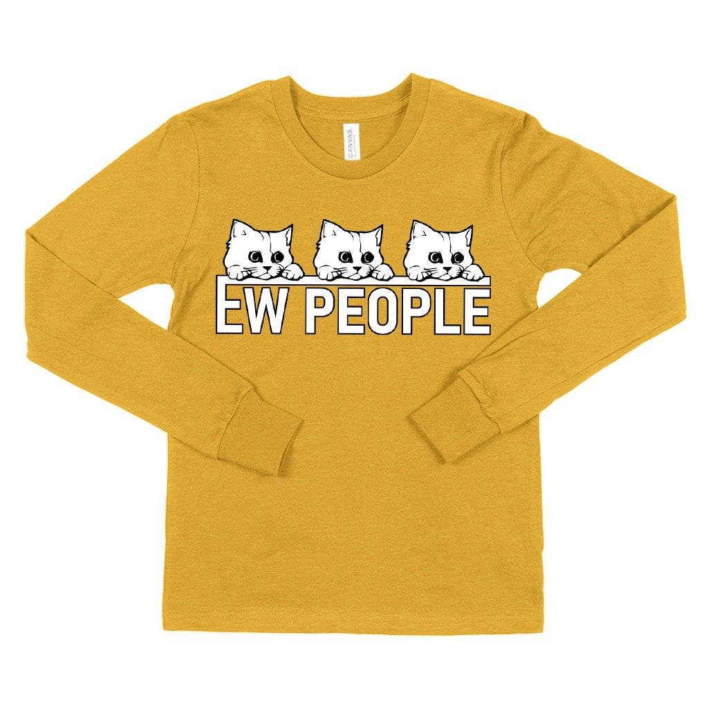 Kids’ Ew People Long Sleeve T-Shirt – Sarcasm T-Shirt Kids & Baby Kids’ Clothing Kids' Ew People Long Sleeve T-Shirt - Sarcasm T-Shirt Kids & Baby Kids' Clothing Color : True Royal Blue|Black|Heather Yellow Gold