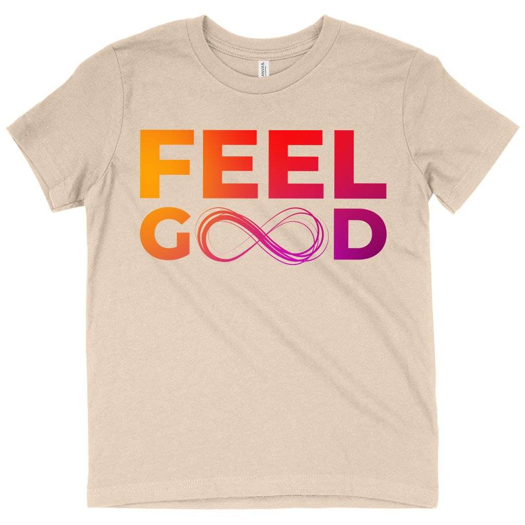 Kids’ Feel Good T-Shirt – Infinity T-Shirts Kids & Baby Kids’ Clothing Kids' Feel Good T-Shirt - Infinity T-Shirts Kids & Baby Kids' Clothing Color : White|Natural|Black