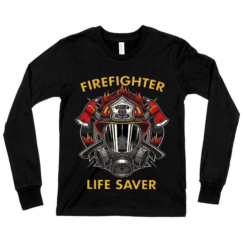 Kids’ Firefighter Life Saver Long Sleeve T-Shirt – Firefighter Design T-Shirt – Firefighter Apparel Kids & Baby Kids’ Clothing Kids' Firefighter Life Saver Long Sleeve T-Shirt - Firefighter Design T-Shirt - Firefighter Apparel Kids & Baby Kids' Clothing Color : White|True Royal Blue|Black