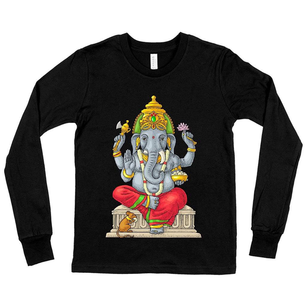 Kids’ Ganesh Long Sleeve T-Shirt – Hindu T-Shirts Kids & Baby Kids’ Clothing Kids' Ganesh Long Sleeve T-Shirt - Hindu T-Shirts Kids & Baby Kids' Clothing Color : White|True Royal Blue|Black