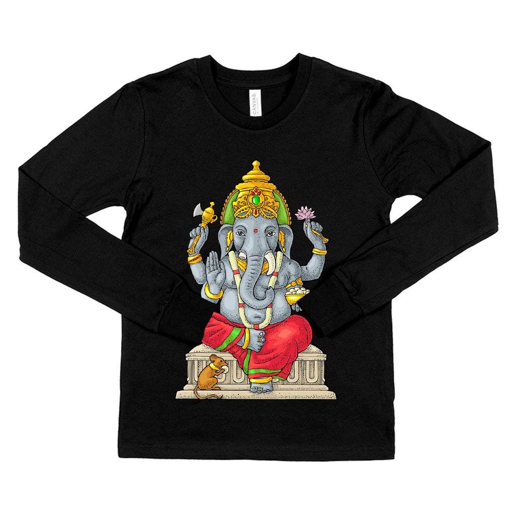 Kids’ Ganesh Long Sleeve T-Shirt – Hindu T-Shirts Kids & Baby Kids’ Clothing Kids' Ganesh Long Sleeve T-Shirt - Hindu T-Shirts Kids & Baby Kids' Clothing Color : White|True Royal Blue|Black