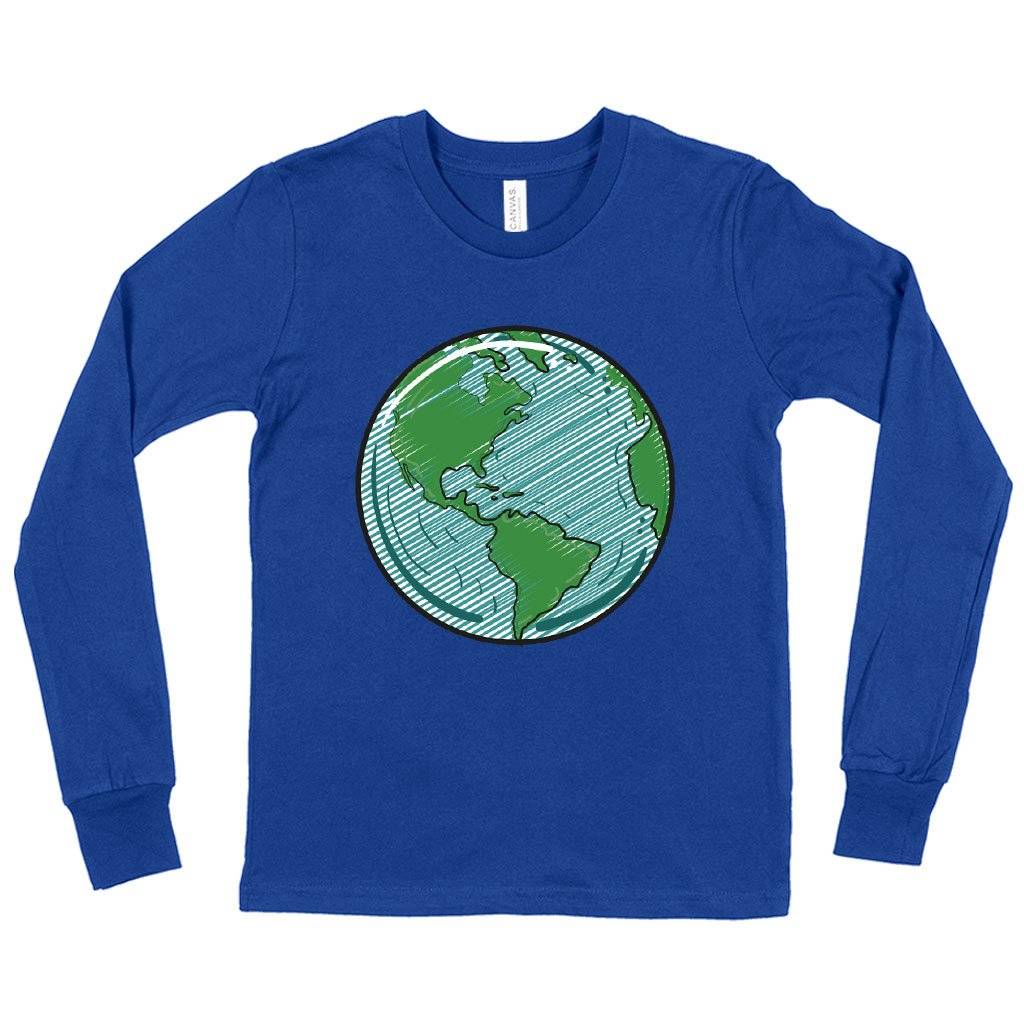Kids’ Globe Long Sleeve T-Shirt – America T-Shirt Kids & Baby Kids’ Clothing Kids' Globe Long Sleeve T-Shirt - America T-Shirt Kids & Baby Kids' Clothing Color : White|Heather Yellow Gold|True Royal Blue