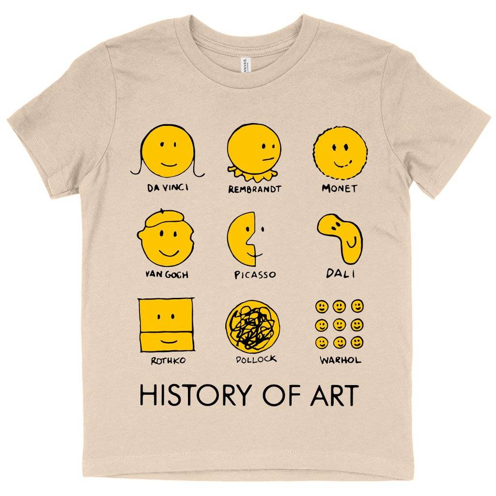 Kids’ History of Art T-Shirt – Funny Art T-Shirt Kids & Baby Kids’ Clothing Kids' History of Art T-Shirt - Funny Art T-Shirt Kids & Baby Kids' Clothing Color : Pink|Natural|White