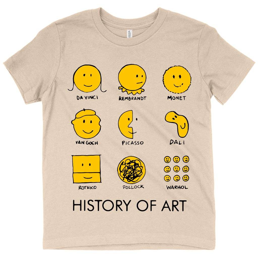 Kids’ History of Art T-Shirt – Funny Art T-Shirt Kids & Baby Kids’ Clothing Kids' History of Art T-Shirt - Funny Art T-Shirt Kids & Baby Kids' Clothing Color : Pink|Natural|White