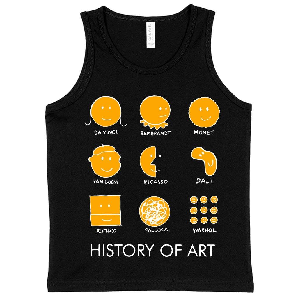 Kids’ History of Art Tank – Funny Art Tank Kids & Baby Kids’ Clothing Kids' History of Art Tank - Funny Art Tank Kids & Baby Kids' Clothing Color : Black|White|Athletic Heather