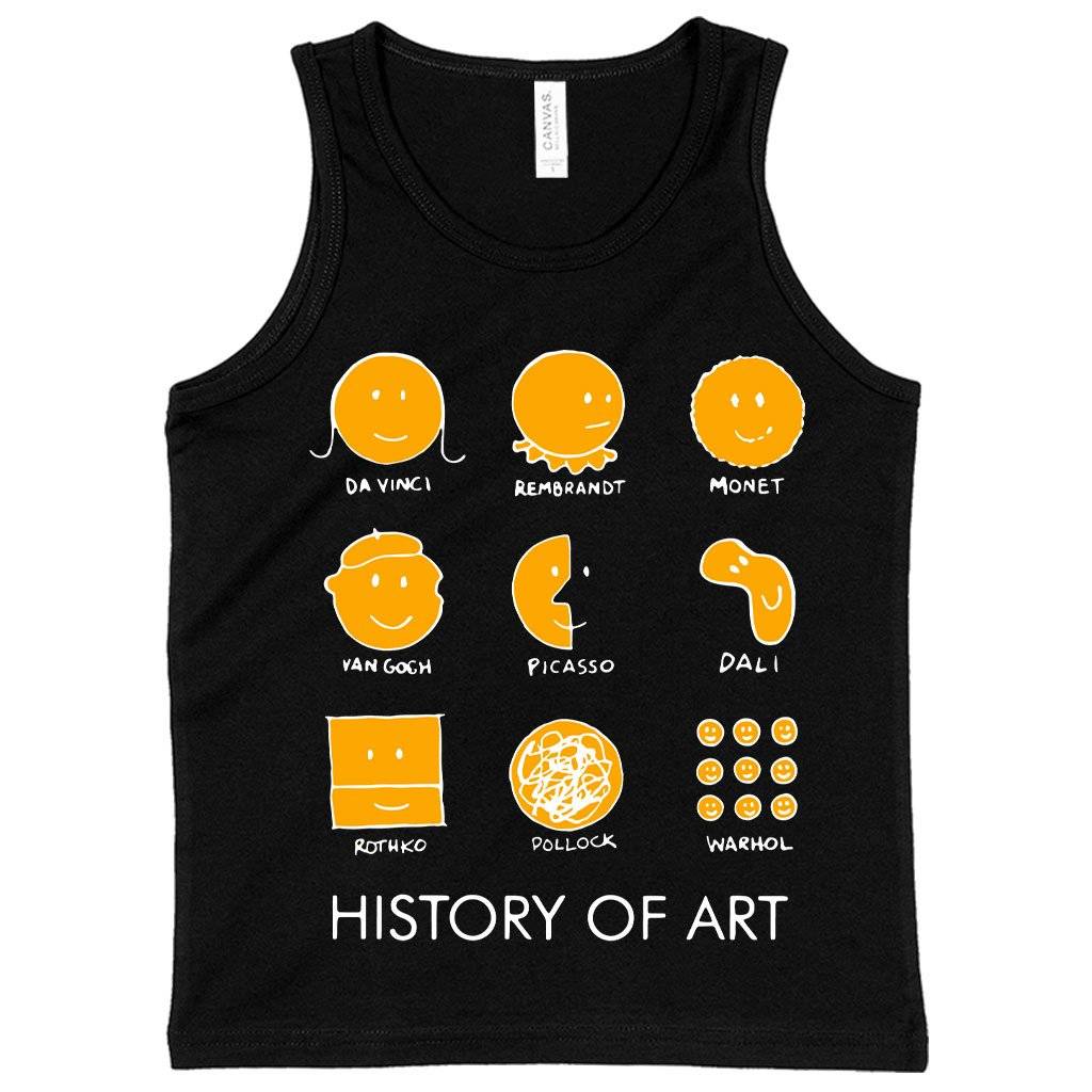 Kids’ History of Art Tank – Funny Art Tank Kids & Baby Kids’ Clothing Kids' History of Art Tank - Funny Art Tank Kids & Baby Kids' Clothing Color : Black|White|Athletic Heather