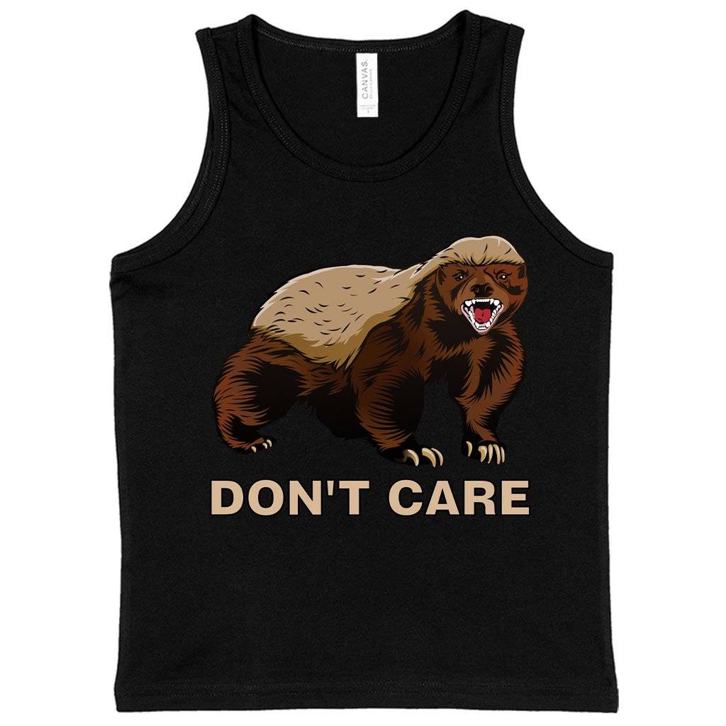 Kids’ Honey Badger Don’t Care Tank – Funny Animal Tank Kids & Baby Kids’ Clothing Kids' Honey Badger Don't Care Tank - Funny Animal Tank Kids & Baby Kids' Clothing Color : Black|Athletic Heather|White