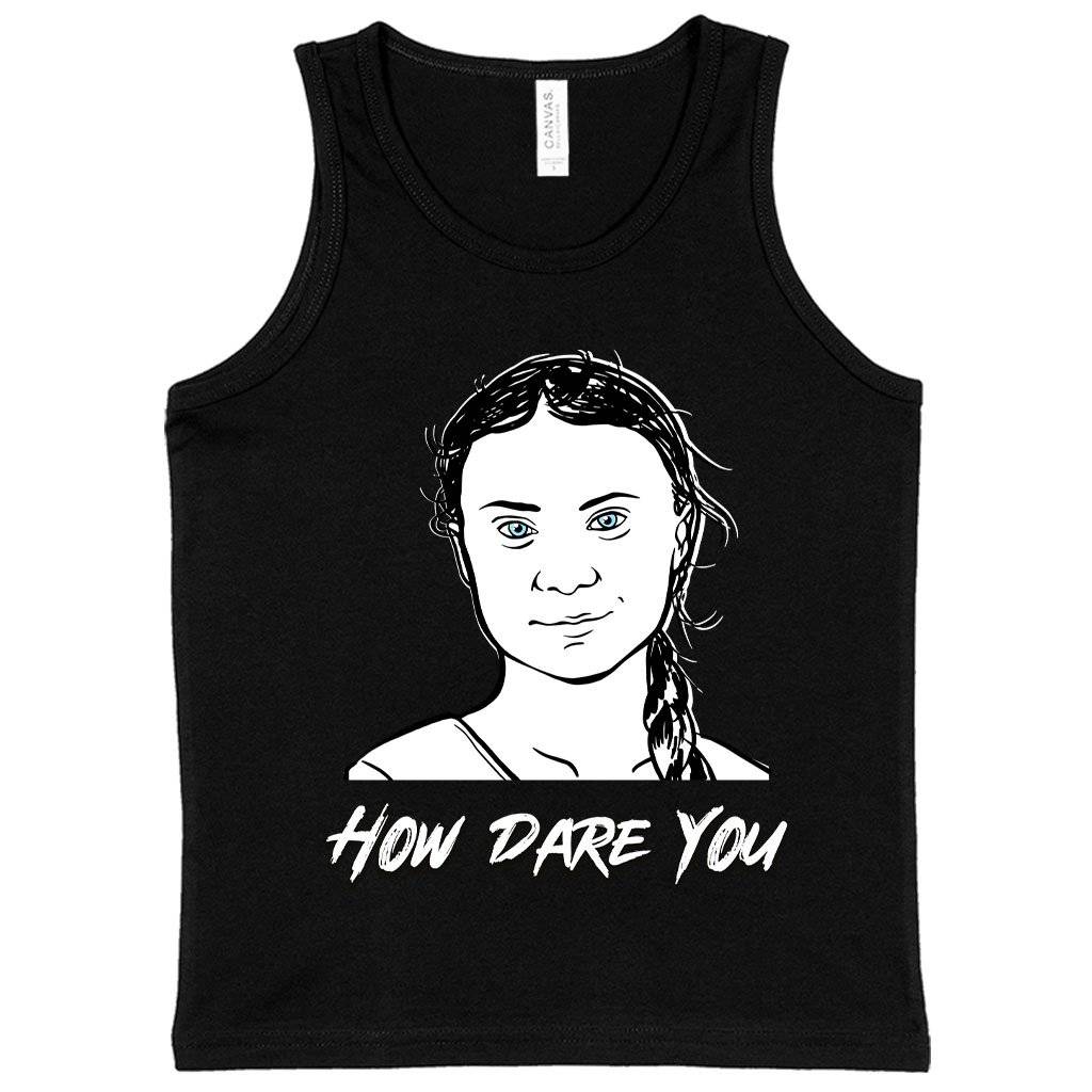 Kids’ How Dare You Tank – Greta Thunberg Tank – Climate Change Tank Kids & Baby Kids’ Clothing Kids' How Dare You Tank - Greta Thunberg Tank - Climate Change Tank Kids & Baby Kids' Clothing Color : Black|Athletic Heather|Neon Blue