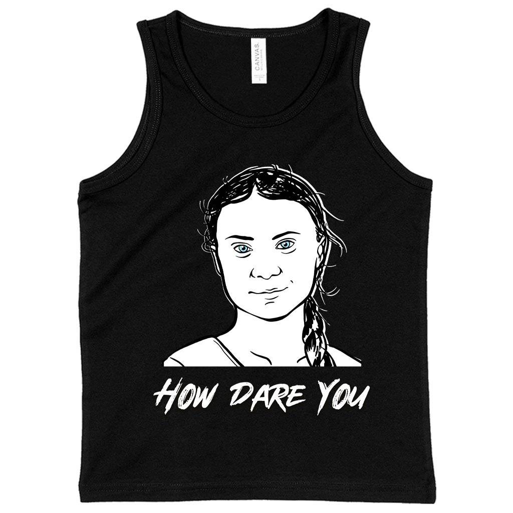 Kids’ How Dare You Tank – Greta Thunberg Tank – Climate Change Tank Kids & Baby Kids’ Clothing Kids' How Dare You Tank - Greta Thunberg Tank - Climate Change Tank Kids & Baby Kids' Clothing Color : Black|Athletic Heather|Neon Blue