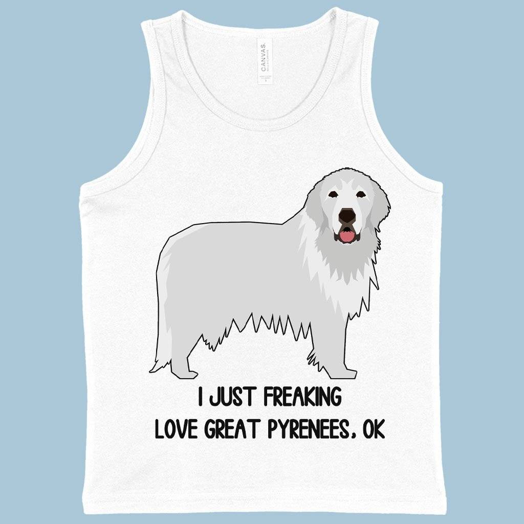 Kids’ I Just Freaking Love Great Pyrenees Tank – Dog Lover Tank Kids & Baby Kids’ Clothing Kids' I Just Freaking Love Great Pyrenees Tank - Dog Lover Tank Kids & Baby Kids' Clothing Color : Black|Athletic Heather|White