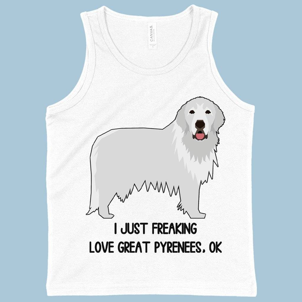 Kids’ I Just Freaking Love Great Pyrenees Tank – Dog Lover Tank Kids & Baby Kids’ Clothing Kids' I Just Freaking Love Great Pyrenees Tank - Dog Lover Tank Kids & Baby Kids' Clothing Color : Black|Athletic Heather|White