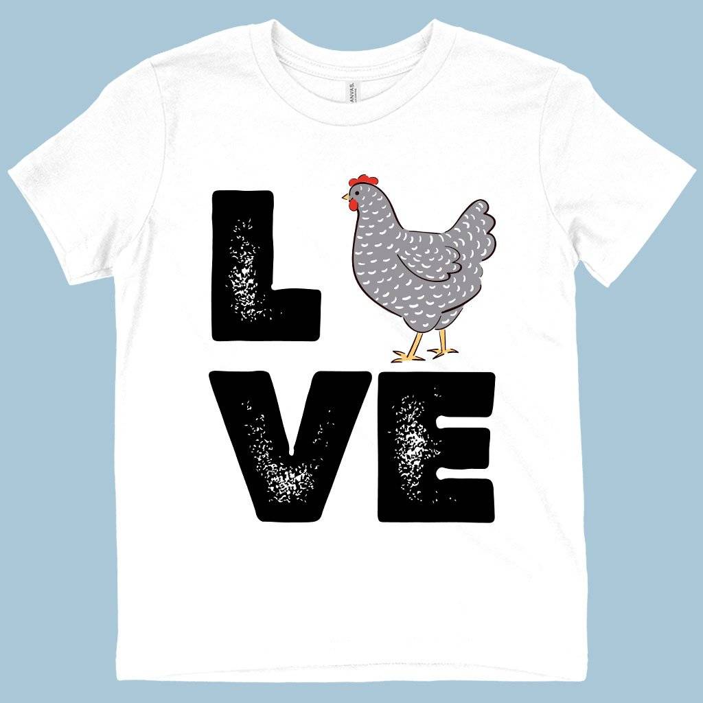 Kids’ Love Chicken T-Shirt – Distressed Graphic T-Shirt Kids & Baby Kids’ Clothing Kids' Love Chicken T-Shirt - Distressed Graphic T-Shirt Kids & Baby Kids' Clothing Color : White|Natural|Black