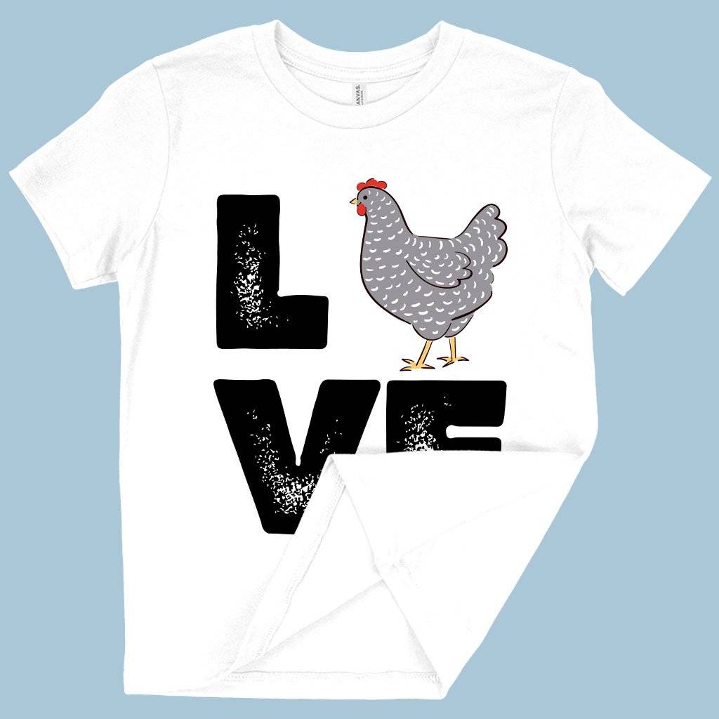 Kids’ Love Chicken T-Shirt – Distressed Graphic T-Shirt Kids & Baby Kids’ Clothing Kids' Love Chicken T-Shirt - Distressed Graphic T-Shirt Kids & Baby Kids' Clothing Color : White|Natural|Black