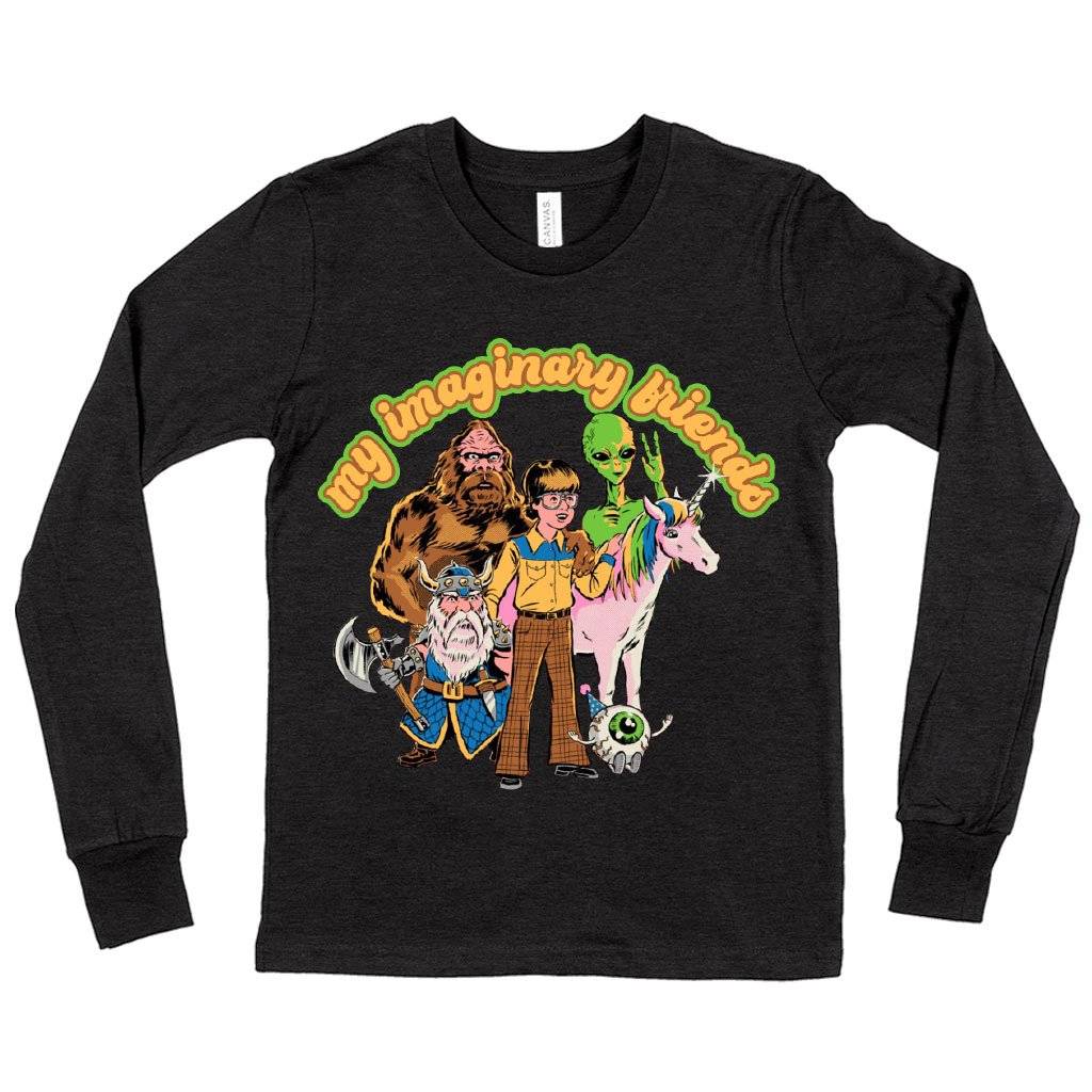 Kids’ My Imaginary Friends Long Sleeve T-Shirt – Graphic T-Shirts Kids & Baby Kids’ Clothing Kids' My Imaginary Friends Long Sleeve T-Shirt - Graphic T-Shirts Kids & Baby Kids' Clothing Color : White|True Royal Blue|Dark Gray Heather