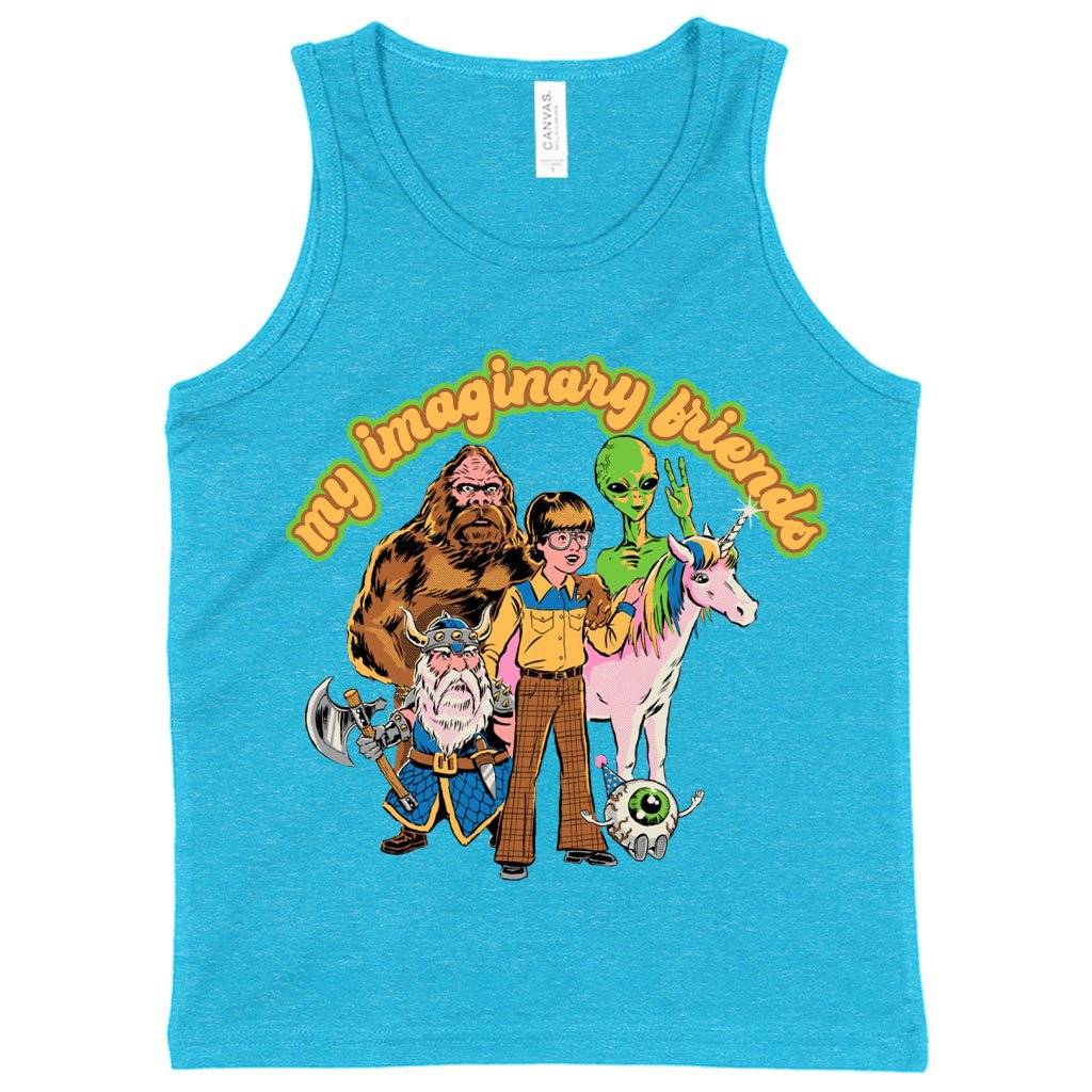 Kids’ My Imaginary Friends Tank – Graphic Tanks Kids & Baby Kids’ Clothing Kids' My Imaginary Friends Tank - Graphic Tanks Kids & Baby Kids' Clothing Color : White|Neon Pink|Neon Blue