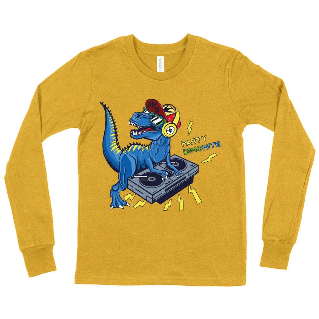 Kids’ Party DinoMite Long Sleeve T-Shirt – Dinosaur T-Shirt Kids & Baby Kids’ Clothing Kids' Party DinoMite Long Sleeve T-Shirt - Dinosaur T-Shirt Kids & Baby Kids' Clothing Color : White|Heather Yellow Gold|Gray Triblend