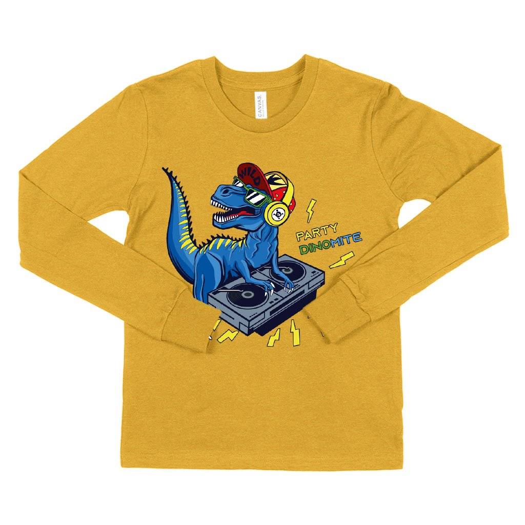 Kids’ Party DinoMite Long Sleeve T-Shirt – Dinosaur T-Shirt Kids & Baby Kids’ Clothing Kids' Party DinoMite Long Sleeve T-Shirt - Dinosaur T-Shirt Kids & Baby Kids' Clothing Color : White|Heather Yellow Gold|Gray Triblend