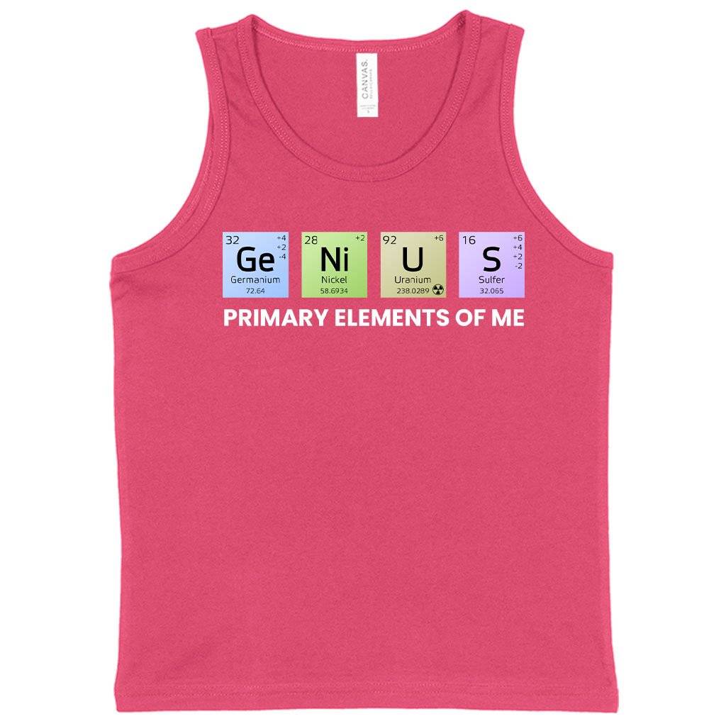 Kids’ Primary Elements of Me Tank Genius Tank Chemical Elements Tank