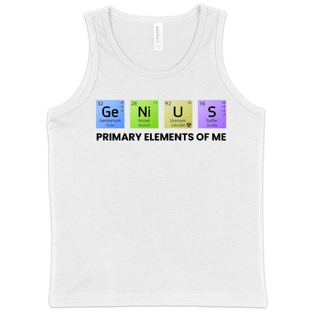 Kids’ Primary Elements of Me Tank Genius Tank Chemical Elements Tank