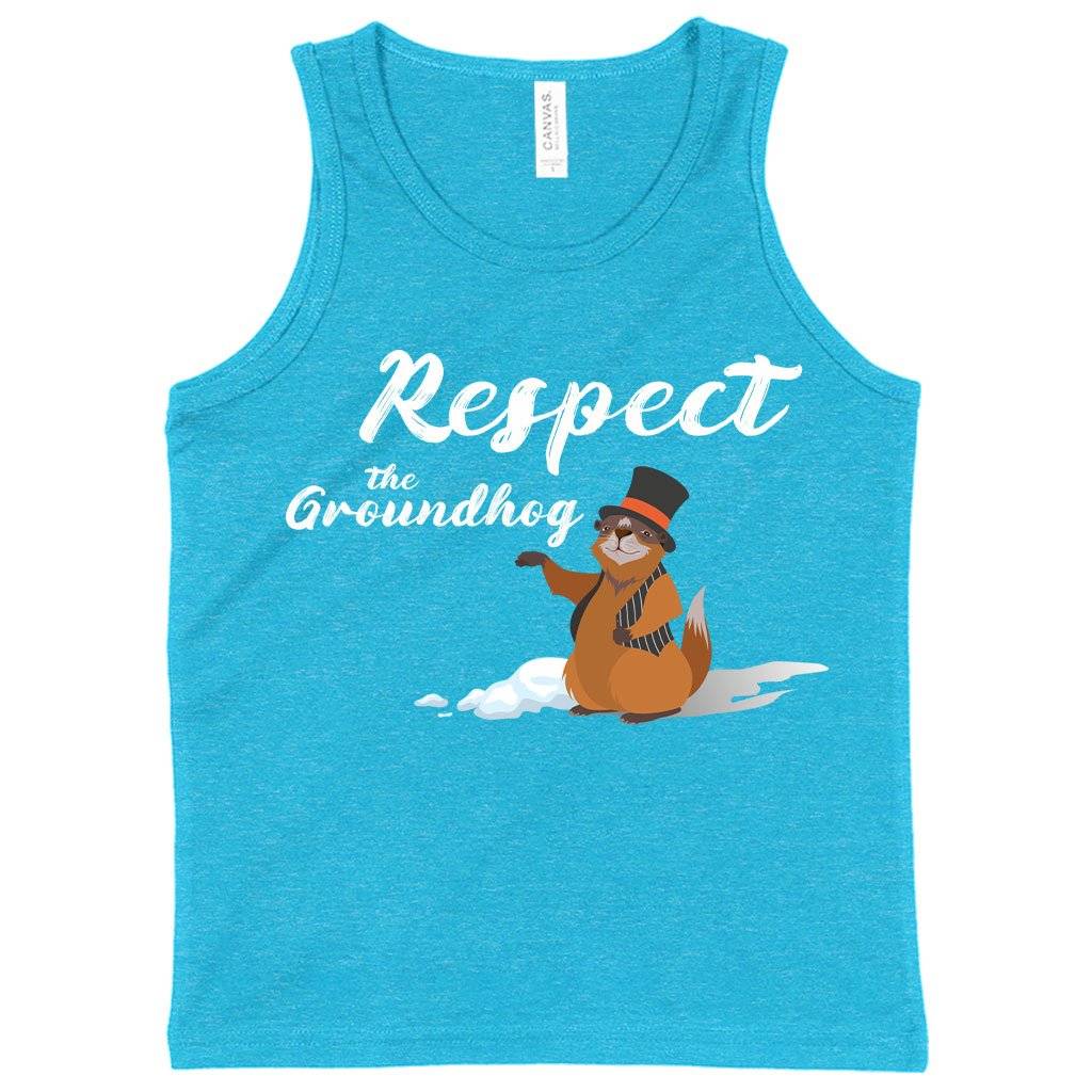 Kids’ Respect the Groundhog Tank – Happy Groundhog Day Funny Tank Kids & Baby Kids’ Clothing Kids' Respect the Groundhog Tank - Happy Groundhog Day Funny Tank Kids & Baby Kids' Clothing Color : Black|Neon Blue|Athletic Heather