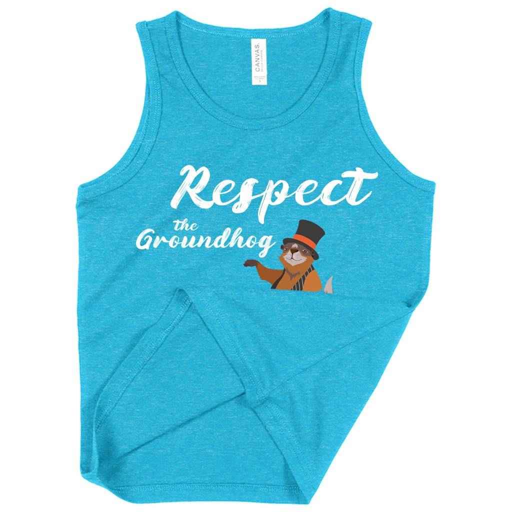 Kids’ Respect the Groundhog Tank – Happy Groundhog Day Funny Tank Kids & Baby Kids’ Clothing Kids' Respect the Groundhog Tank - Happy Groundhog Day Funny Tank Kids & Baby Kids' Clothing Color : Black|Neon Blue|Athletic Heather
