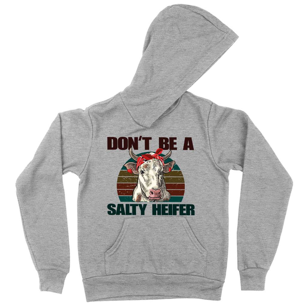 Kids’ Sponge Fleece Don’t Be a Salty Heifer Hoodie – Cow Hoodie Kids & Baby Kids’ Clothing Kids' Sponge Fleece Don’t Be a Salty Heifer Hoodie - Cow Hoodie Kids & Baby Kids' Clothing Color : Athletic Heather|Military Green|Black