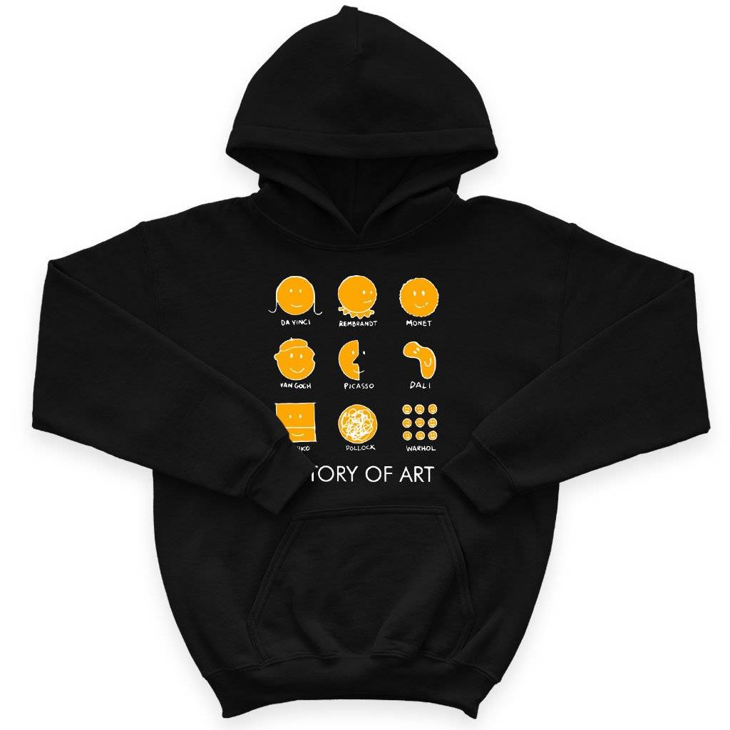 Kids’ Sponge Fleece History of Art Hoodie – Funny Art Hoodie Kids & Baby Kids’ Clothing Kids' Sponge Fleece History of Art Hoodie - Funny Art Hoodie Kids & Baby Kids' Clothing Color : Black|Mauve|Athletic Heather