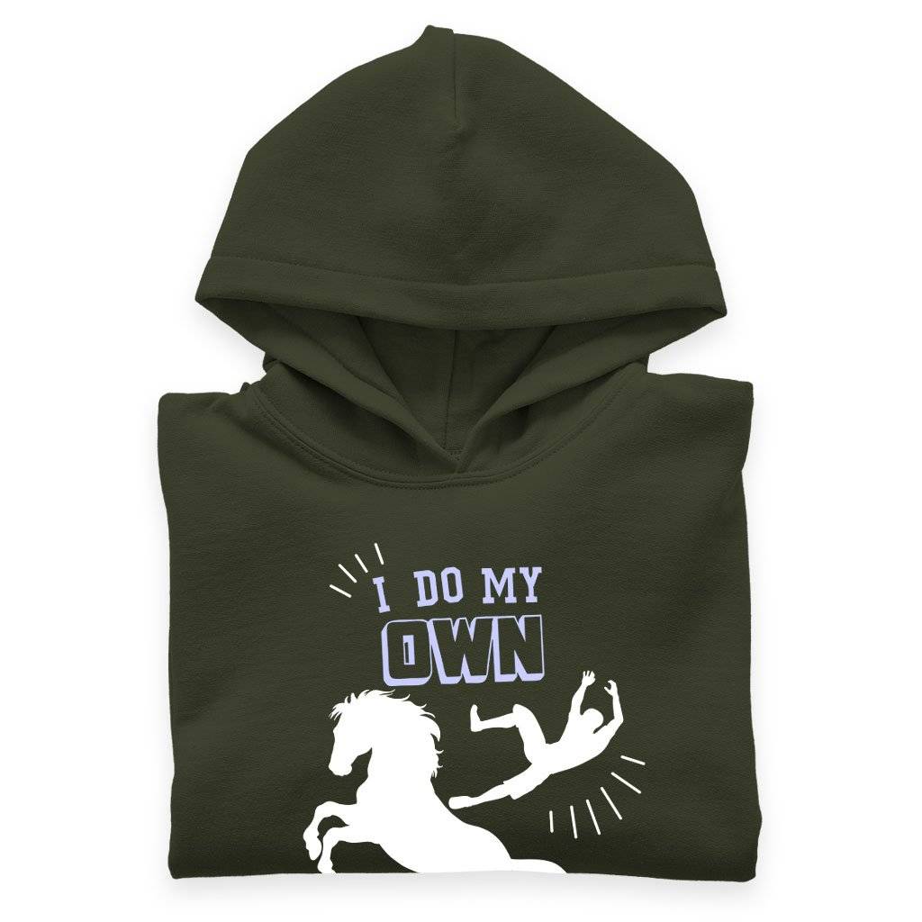 Kids’ Sponge Fleece I Do My Own Stunts Hoodie – Horse Hoodies with Sayings – Funny Quotes About Horse Riding Kids & Baby Kids’ Clothing Kids' Sponge Fleece I Do My Own Stunts Hoodie - Horse Hoodies with Sayings - Funny Quotes About Horse Riding Kids & Baby Kids' Clothing Color : Military Green|Mauve|Dark Gray Heather