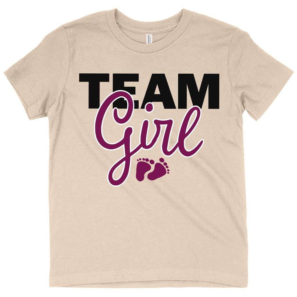 Kids’ Team Girl T-Shirt – Girl Baby Shower T-Shirt Ideas Kids & Baby Kids’ Clothing Kids' Team Girl T-Shirt - Girl Baby Shower T-Shirt Ideas Kids & Baby Kids' Clothing Color : White|Natural|Pink
