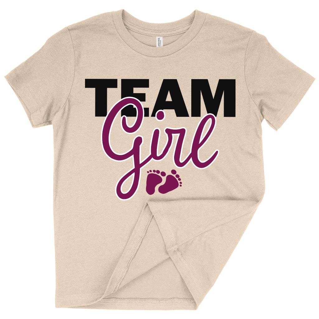 Kids’ Team Girl T-Shirt – Girl Baby Shower T-Shirt Ideas Kids & Baby Kids’ Clothing Kids' Team Girl T-Shirt - Girl Baby Shower T-Shirt Ideas Kids & Baby Kids' Clothing Color : White|Natural|Pink