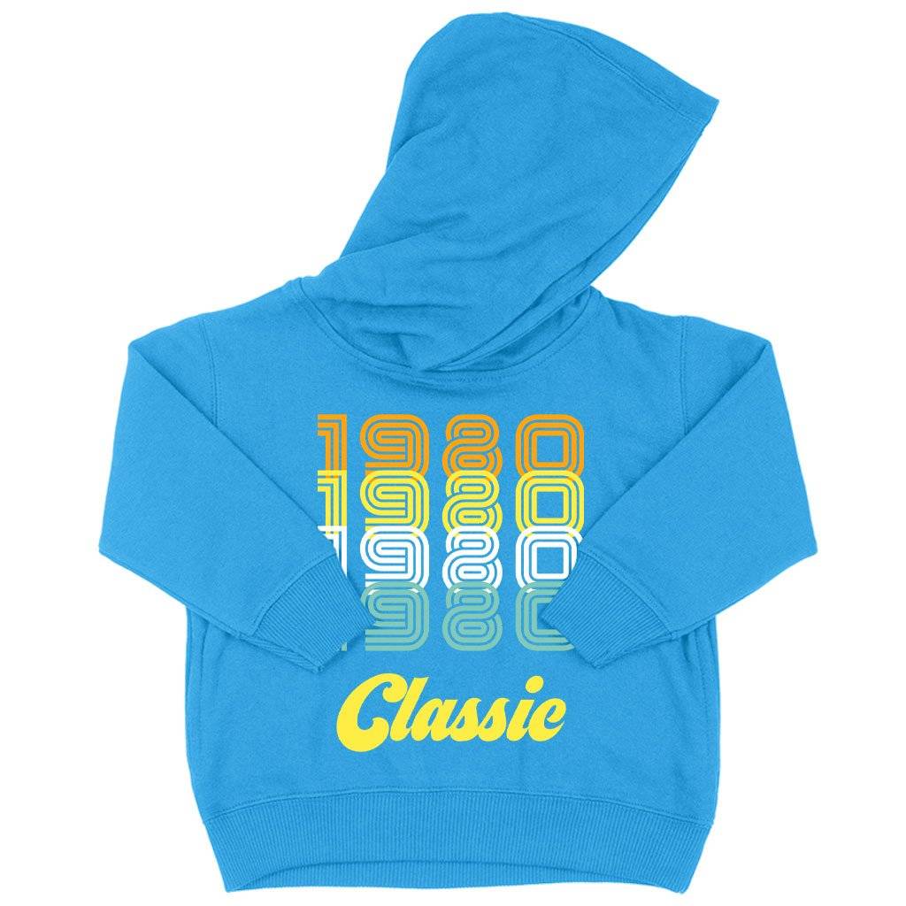 Toddler 1980 Classic Hoodie – 1980 Hoodie – 80s Hoodie Kids & Baby Toddler Clothing Toddler 1980 Classic Hoodie - 1980 Hoodie - 80s Hoodie Kids & Baby Toddler Clothing Color : Black|Turquoise|Red