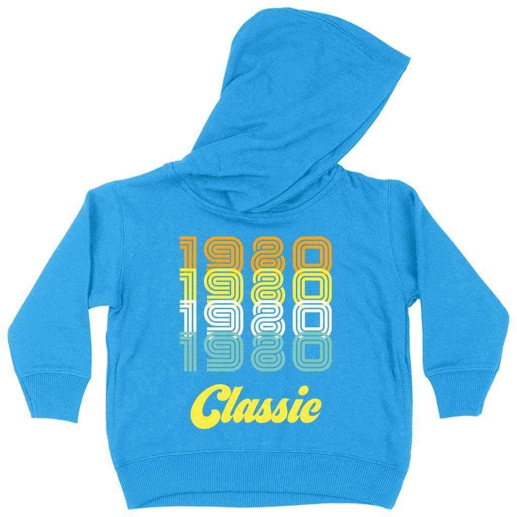Toddler 1980 Classic Hoodie – 1980 Hoodie – 80s Hoodie Kids & Baby Toddler Clothing Toddler 1980 Classic Hoodie - 1980 Hoodie - 80s Hoodie Kids & Baby Toddler Clothing Color : Black|Turquoise|Red