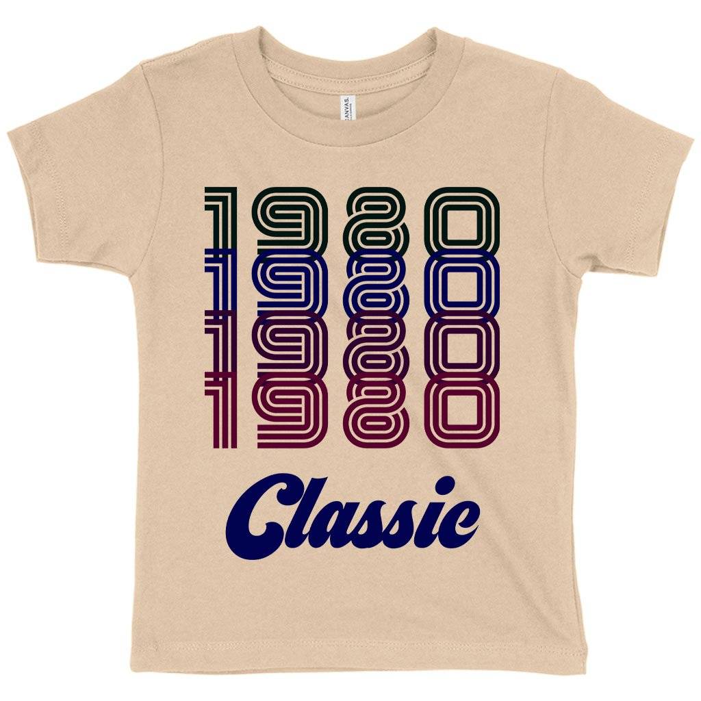 Toddler 1980 Classic T-Shirt – 1980 T-Shirt – 80s Tee Shirt Kids & Baby Toddler Clothing Toddler 1980 Classic T-Shirt - 1980 T-Shirt - 80s Tee Shirt Kids & Baby Toddler Clothing Color : Heather Red|Heather Dust|Heather Columbia Blue