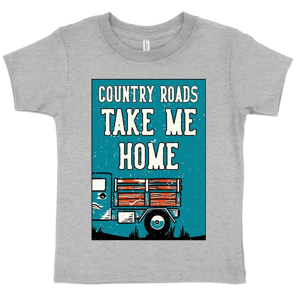 Toddler Country Roads Take Me Home T-Shirt – Vintage Clothing Kids & Baby Toddler Clothing Toddler Country Roads Take Me Home T-Shirt - Vintage Clothing Kids & Baby Toddler Clothing Color : Heather Yellow Gold|Heather Dust|Athletic Heather