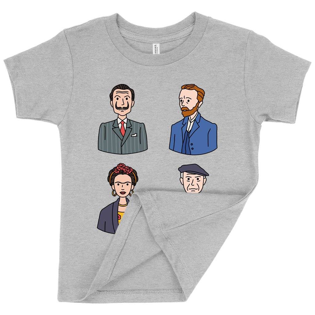 Toddler Famous Artists T-Shirt – Art Print T-Shirts Kids & Baby Toddler Clothing Toddler Famous Artists T-Shirt - Art Print T-Shirts Kids & Baby Toddler Clothing Color : Heather Dust|Athletic Heather|Kelly