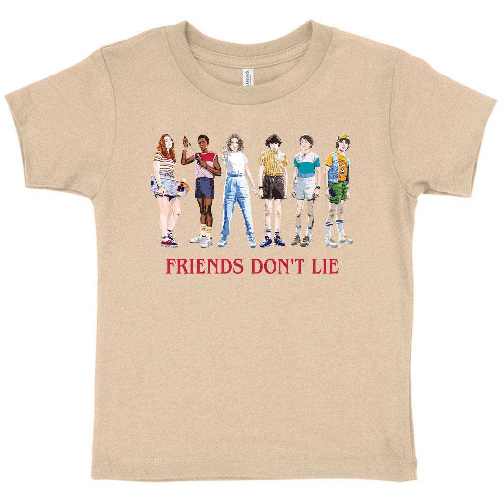 Toddler Friends Don’t Lie T-Shirt – Stranger Things T-Shirt Kids & Baby Toddler Clothing Toddler Friends Don’t Lie T-Shirt - Stranger Things T-Shirt Kids & Baby Toddler Clothing Color : Heather Yellow Gold|Athletic Heather|Heather Dust