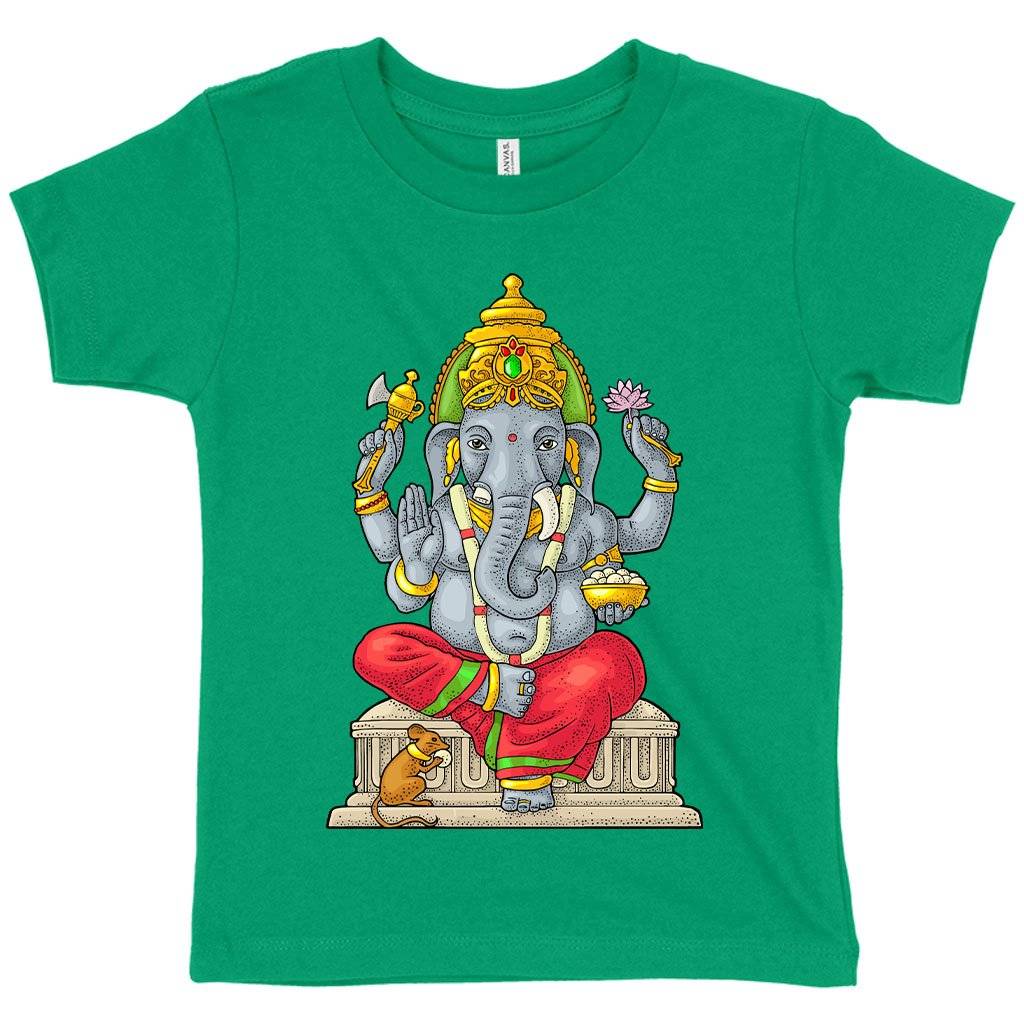 Toddler Ganesh T-Shirt – Hindu T-Shirts Kids & Baby Toddler Clothing Toddler Ganesh T-Shirt - Hindu T-Shirts Kids & Baby Toddler Clothing Color : Heather Dust|Kelly|Heather Columbia Blue