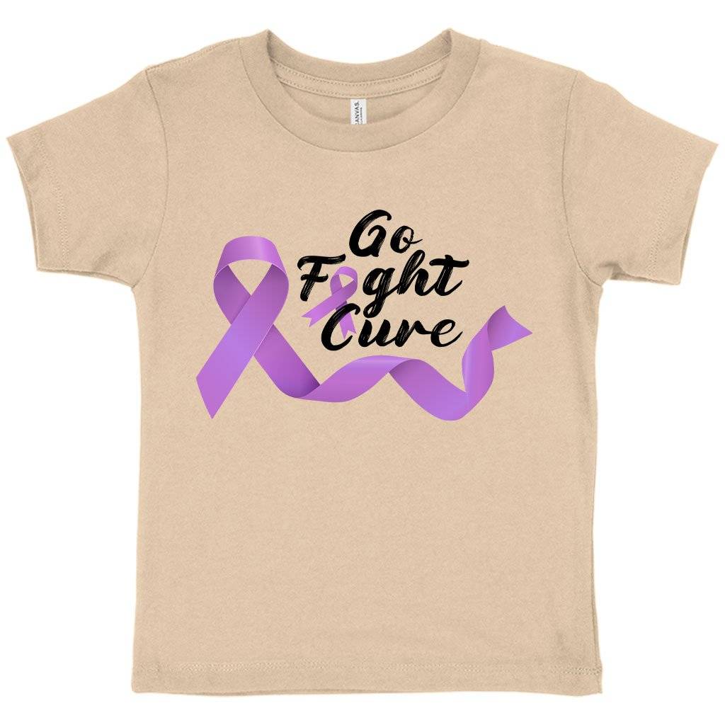 Toddler Go Fight Cure T-Shirt – Fight Cancer T-Shirts – Cancer Awareness T-Shirt Kids & Baby Toddler Clothing Toddler Go Fight Cure T-Shirt - Fight Cancer T-Shirts - Cancer Awareness T-Shirt Kids & Baby Toddler Clothing Color : Heather Dust|Heather Yellow Gold|Kelly