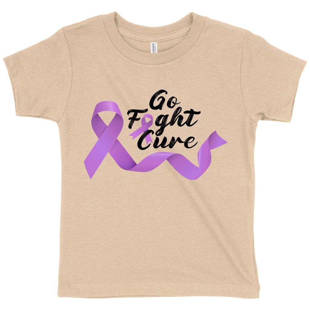Toddler Go Fight Cure T-Shirt – Fight Cancer T-Shirts – Cancer Awareness T-Shirt Kids & Baby Toddler Clothing Toddler Go Fight Cure T-Shirt - Fight Cancer T-Shirts - Cancer Awareness T-Shirt Kids & Baby Toddler Clothing Color : Heather Dust|Heather Yellow Gold|Kelly