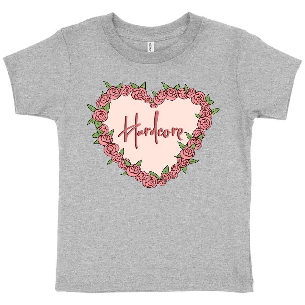 Toddler Hardcore T-Shirt – Heart T-Shirt Kids & Baby Toddler Clothing Toddler Hardcore T-Shirt - Heart T-Shirt Kids & Baby Toddler Clothing Color : Athletic Heather|Heather Dust|Heather Columbia Blue