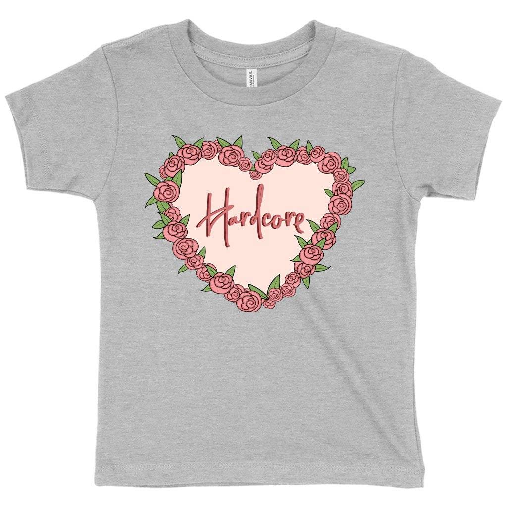 Toddler Hardcore T-Shirt – Heart T-Shirt Kids & Baby Toddler Clothing Toddler Hardcore T-Shirt - Heart T-Shirt Kids & Baby Toddler Clothing Color : Athletic Heather|Heather Dust|Heather Columbia Blue