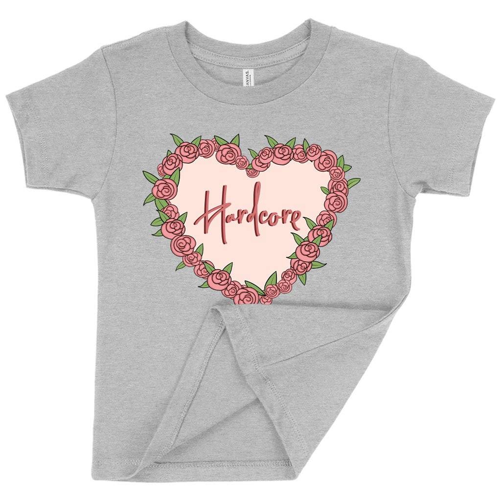 Toddler Hardcore T-Shirt – Heart T-Shirt Kids & Baby Toddler Clothing Toddler Hardcore T-Shirt - Heart T-Shirt Kids & Baby Toddler Clothing Color : Athletic Heather|Heather Dust|Heather Columbia Blue