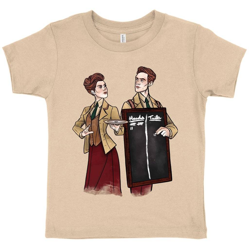 Toddler Heads or Tails T-Shirt – Graphic T-Shirt Kids & Baby Toddler Clothing Toddler Heads or Tails T-Shirt - Graphic T-Shirt Kids & Baby Toddler Clothing Color : Heather Yellow Gold|Athletic Heather|Heather Dust